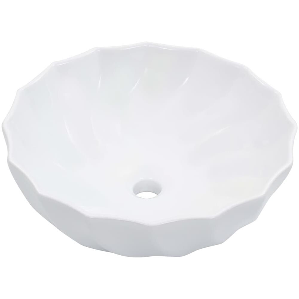 Lavandino 46x17 Cm In Ceramica Bianco - Foto 2