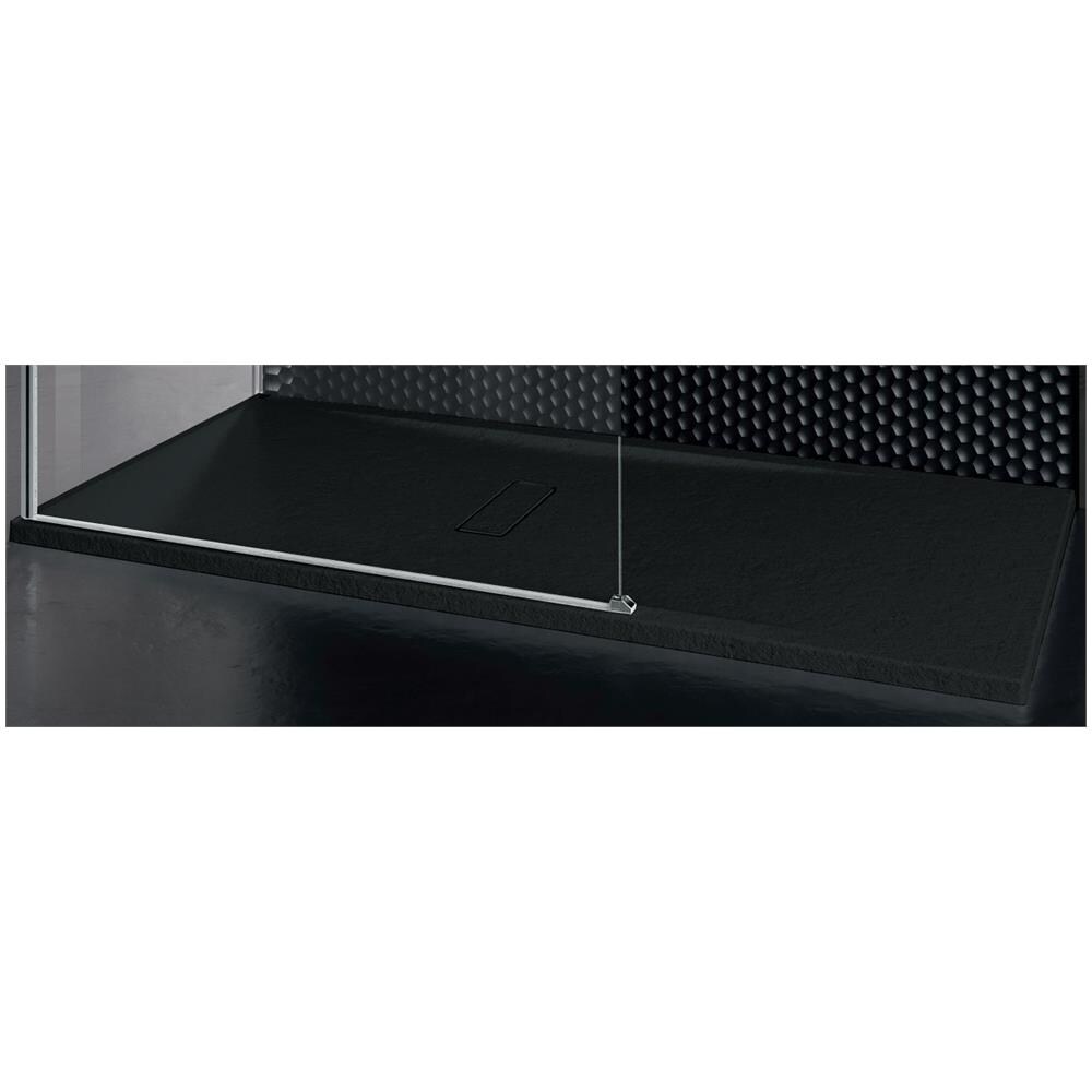 Piatto doccia 70x120 in resina grigio effetto pietra riducibile Agorà