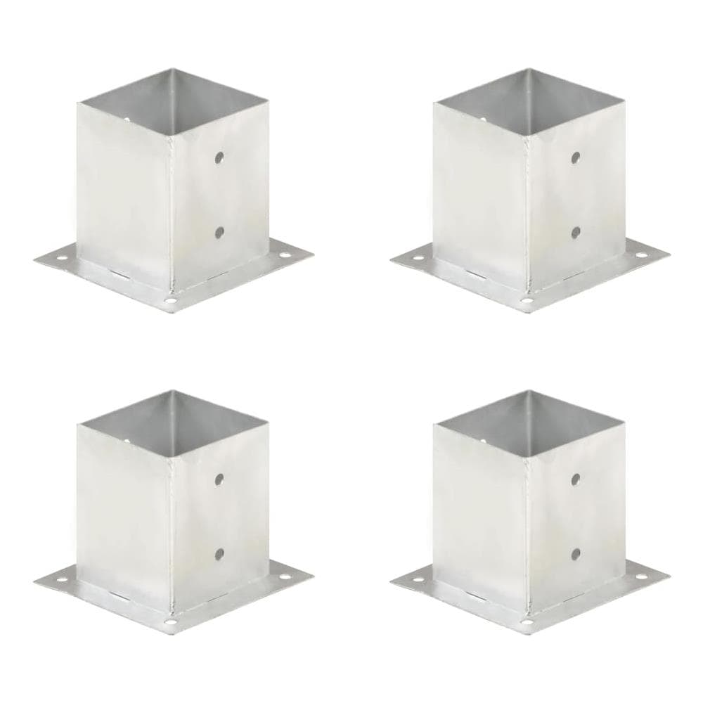 Ancoraggi Pali 4 Pz In Metallo Zincato 121 Mm - Foto 1