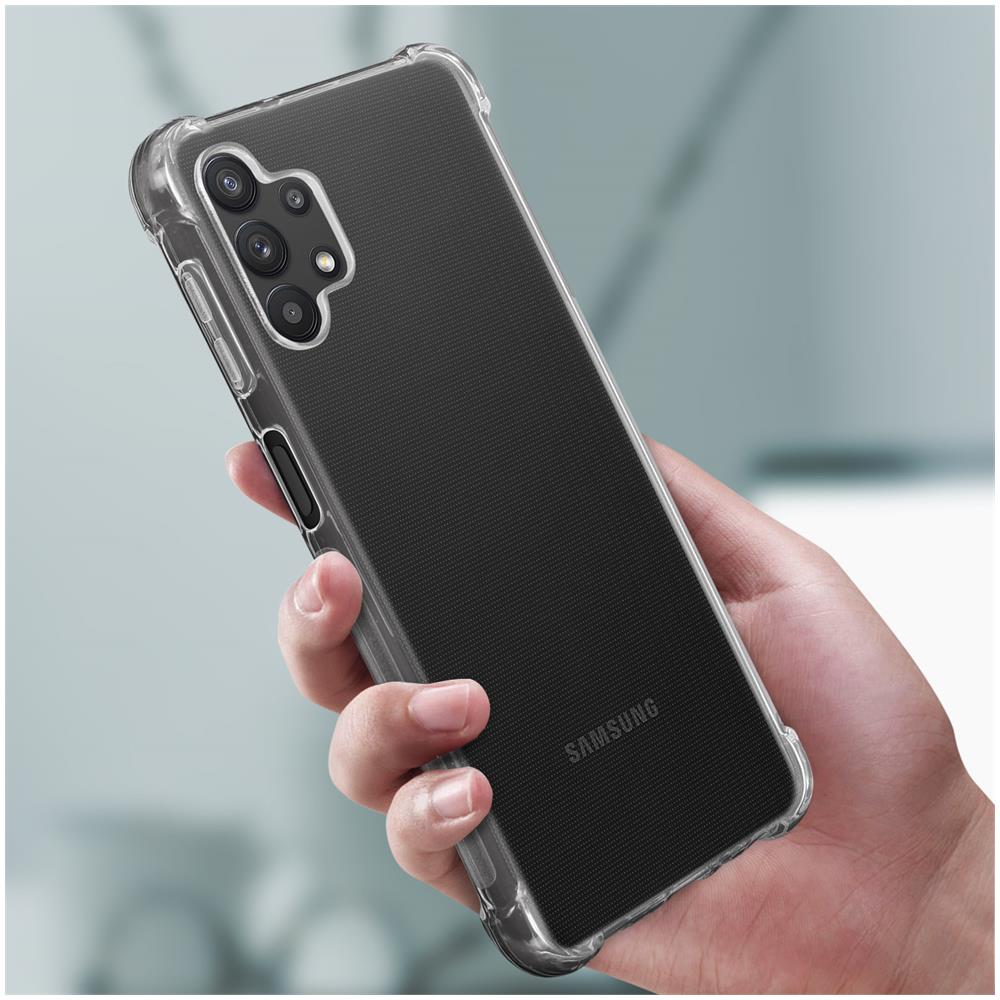 Cover Samsung Galaxy A32 Morbida Angoli Rinforzati Trasparente - Foto 2