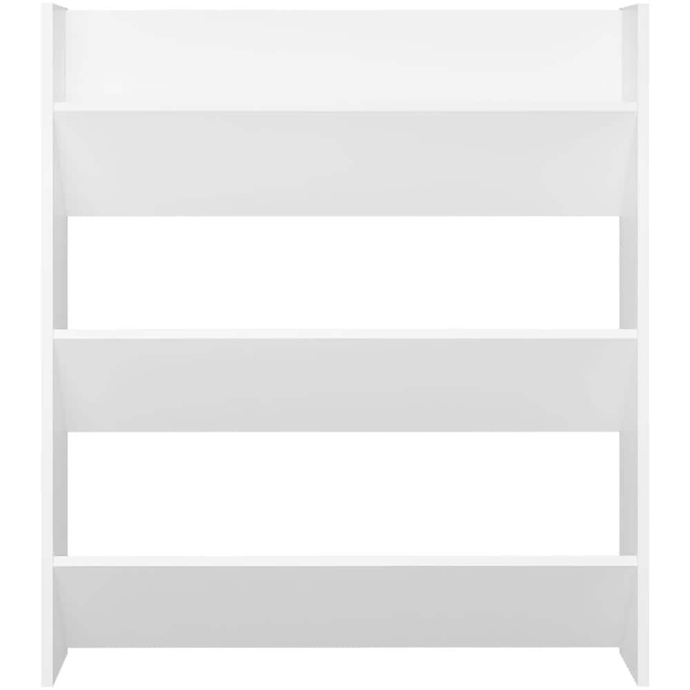 Scarpiera a Muro Bianca 80x18x90 cm in Legno Multistrato - Foto 2