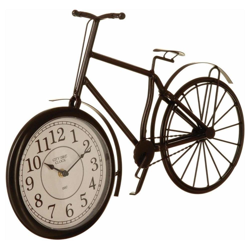 Orologio Da Tavolo A Forma Di Bicicletta, Accessorio Insostituibile In Nuova Forma - Foto 2