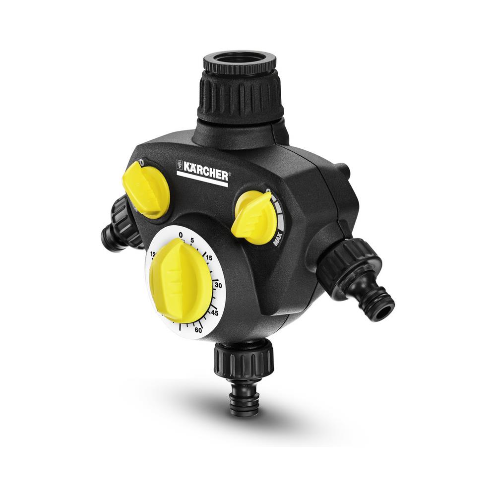 WT 2 Timer per Irrigazione Meccanica Nero / Giallo - Foto 1
