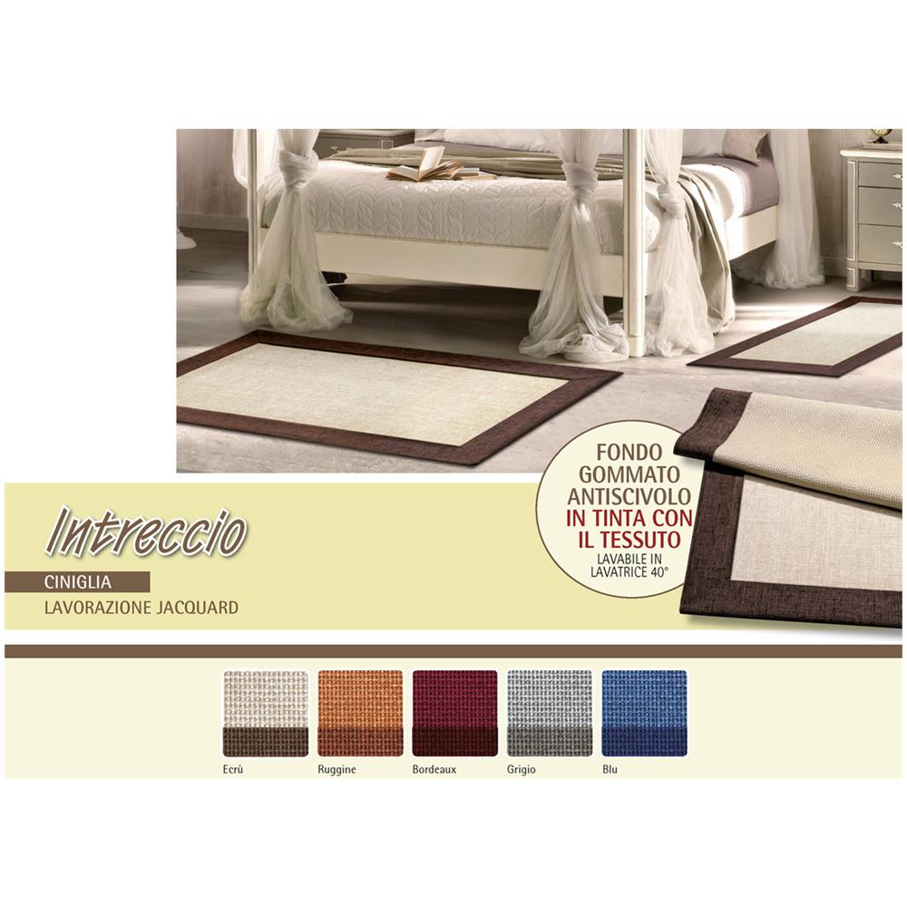 Tappeto Da Salotto E Da Camera Disegno Intreccio 110x160 Bordeaux - Foto 1