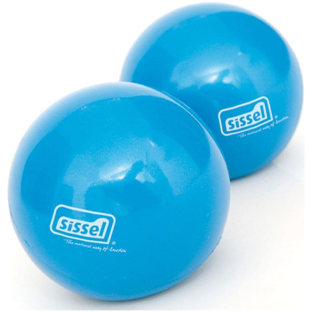 2 Pz Palle Tonificanti Per Pilates 900 G Blu Sis-310.038 - Foto 1