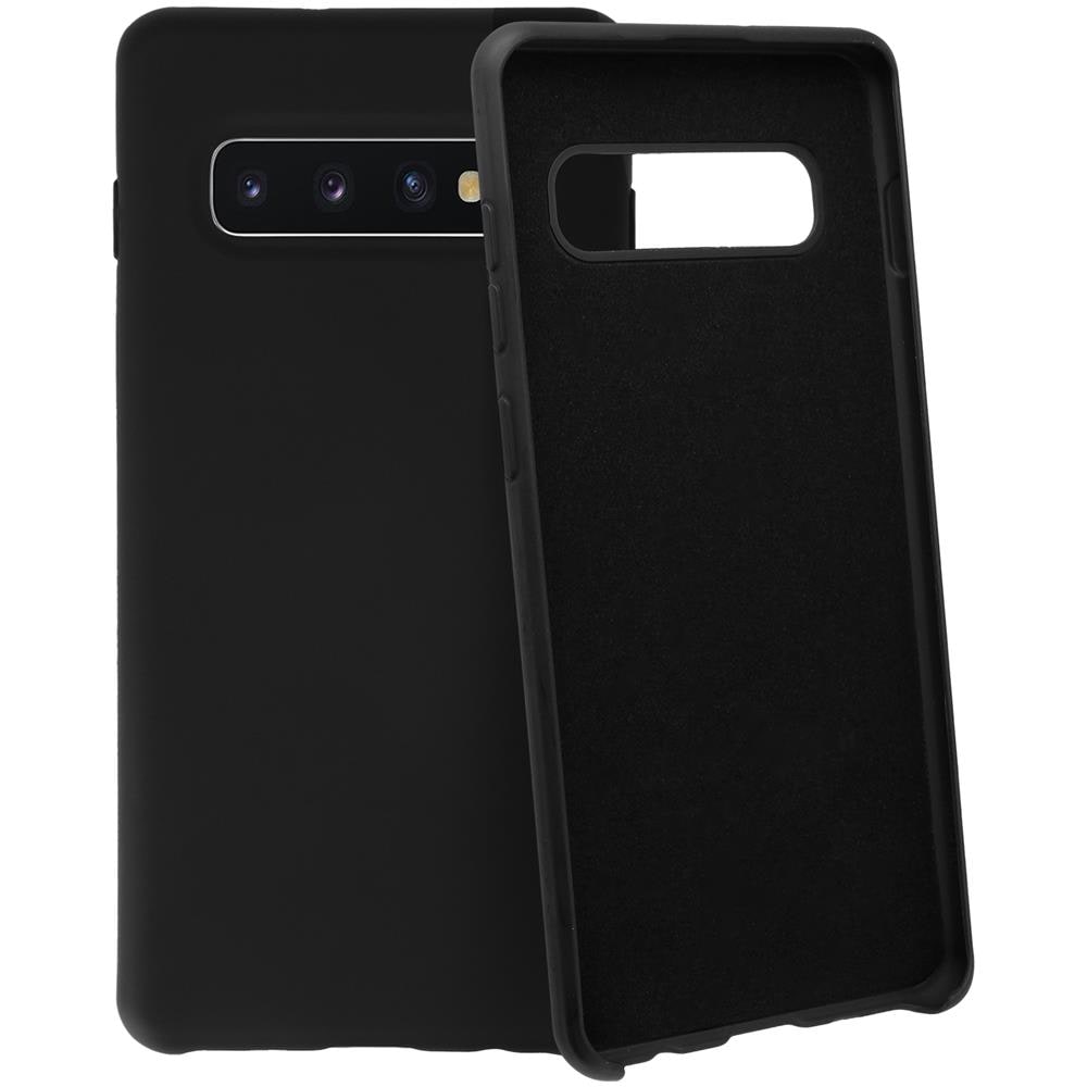 Cover Silicone Galaxy S10 Plus Semi-rigida Opaca Finitura Soft Touch Nero - Foto 2