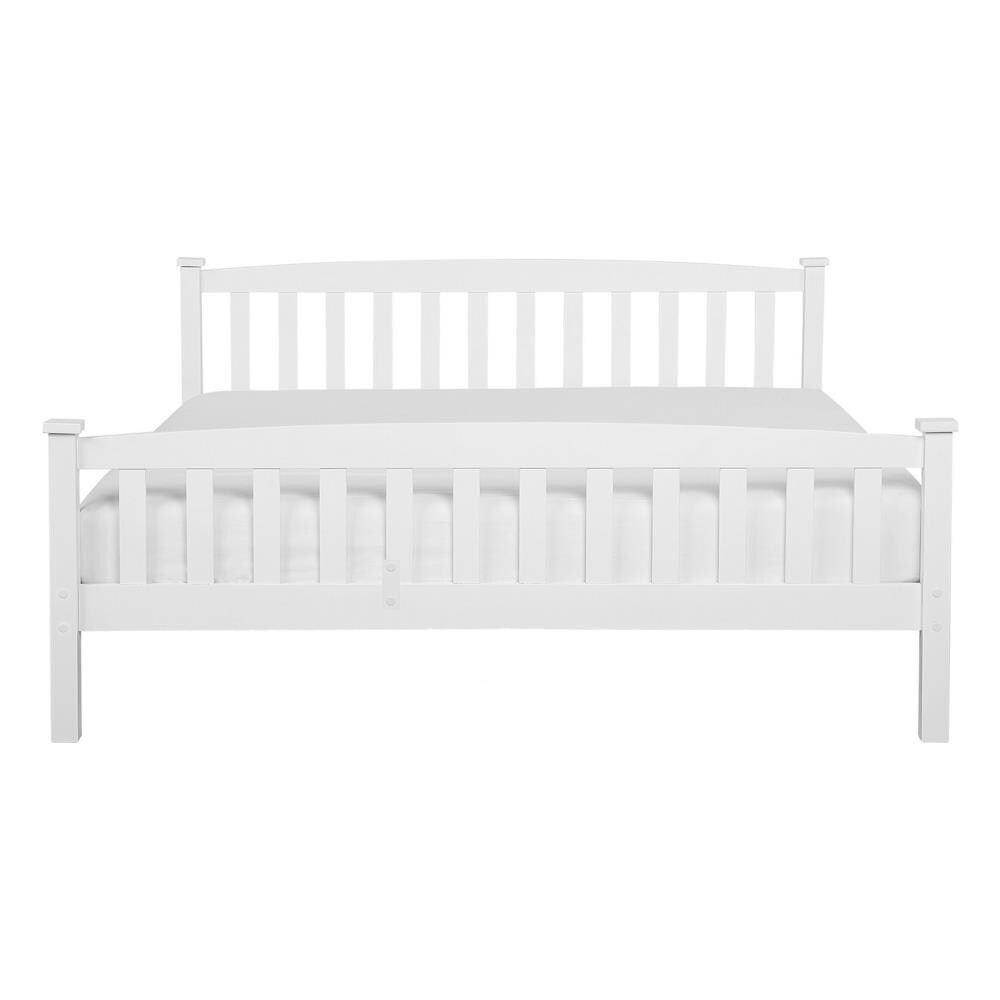 Letto King Size In Legno In Color Bianco, 160x200cm Giverny - Foto 2