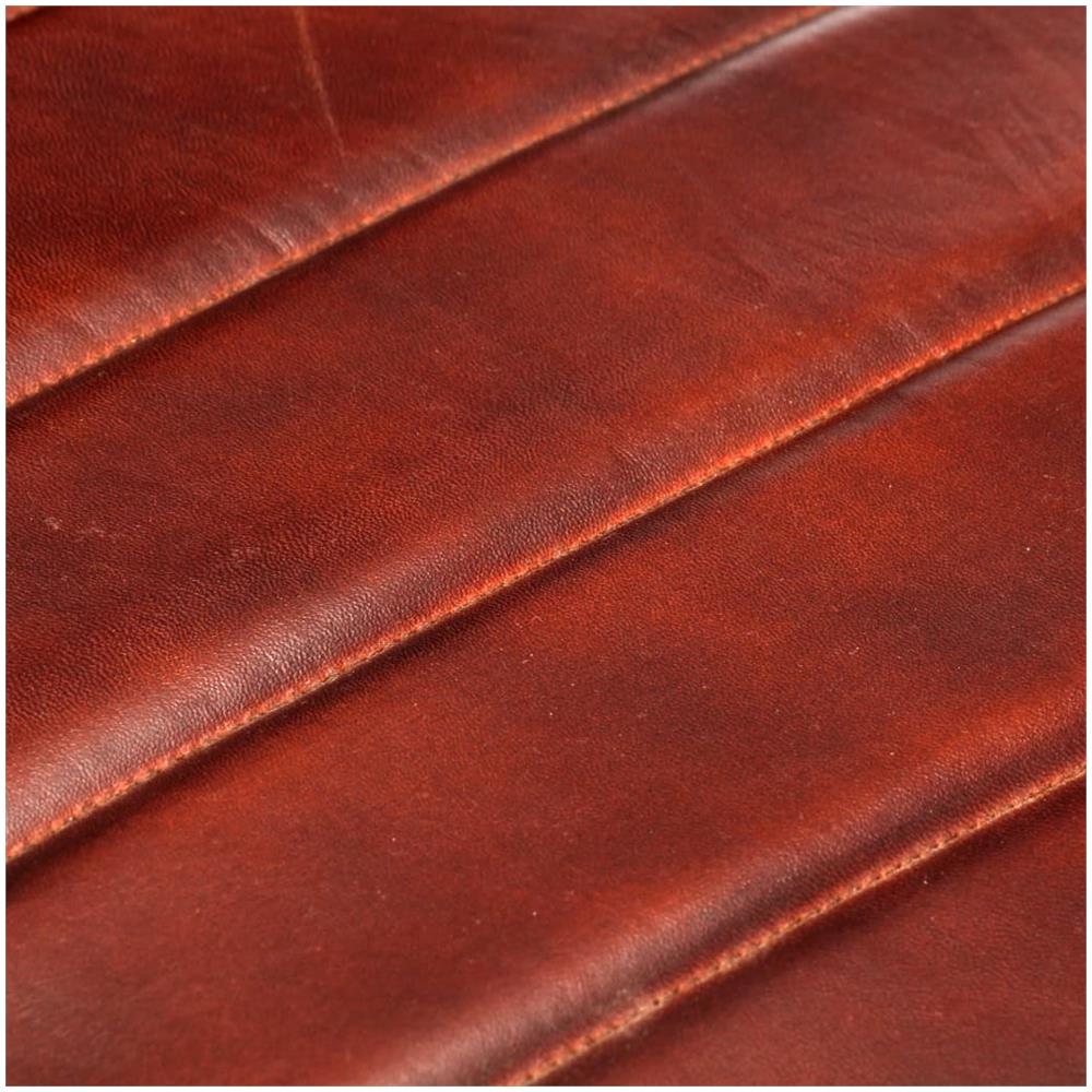 Poltrona In Vera Pelle Marrone Scuro - Foto 2