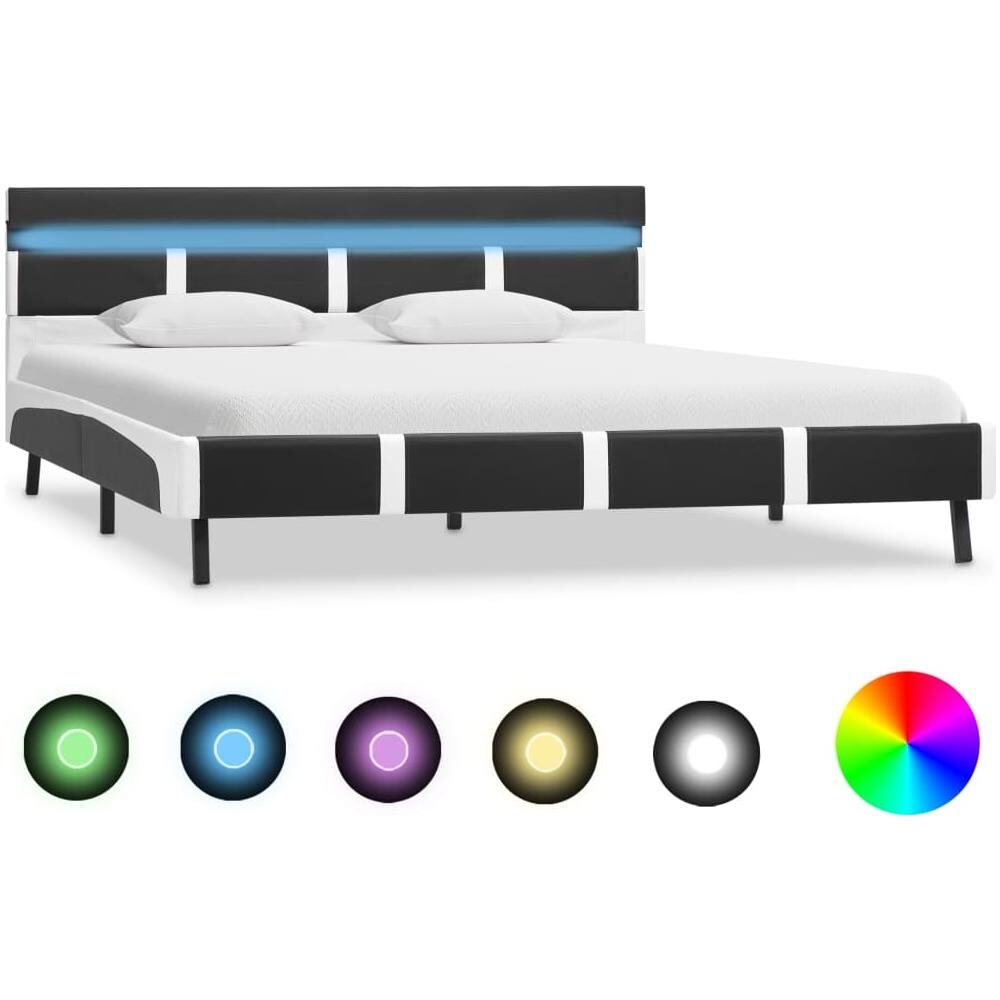 Giroletto con LED Grigio in Similpelle 120x200 cm - Foto 1