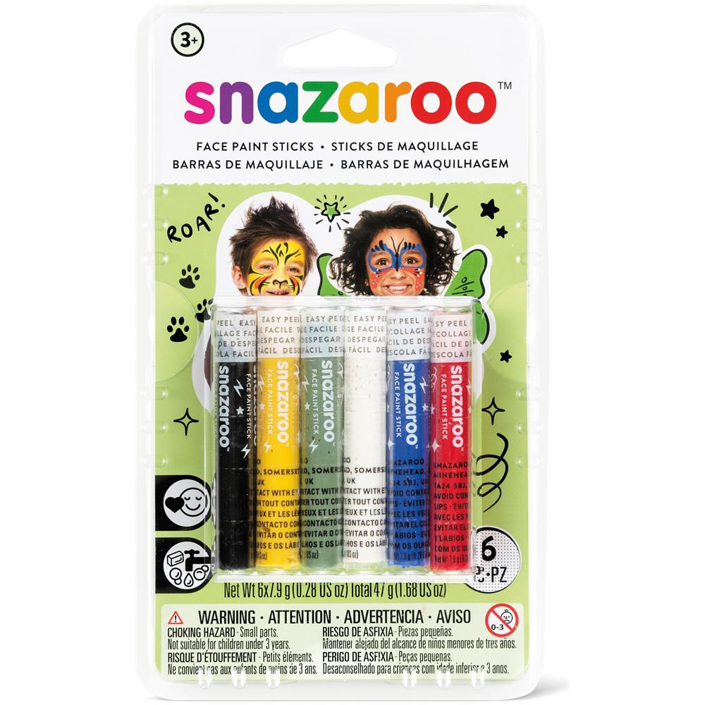 Colart France - 6 Pennarelli Assortiti Per Trucco Viso Snazaroo - Foto 1