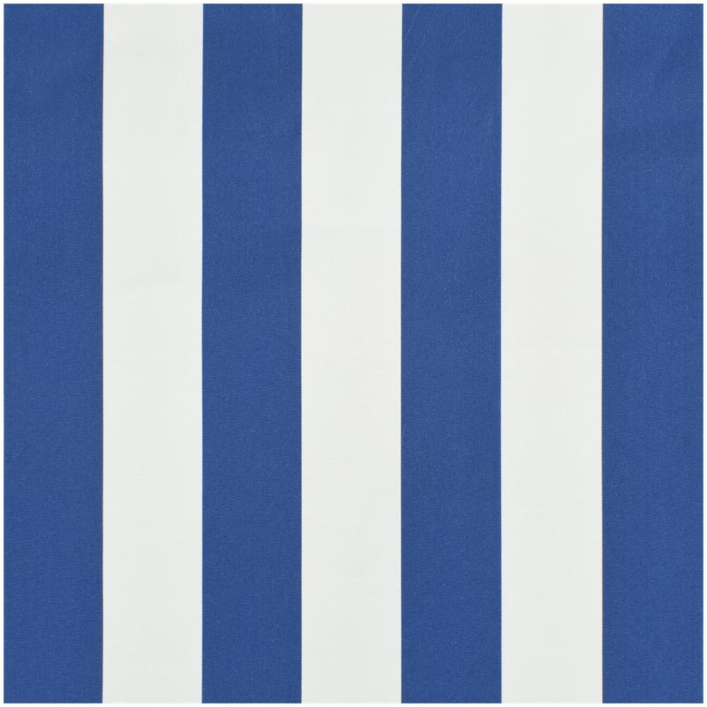 Tenda Da Sole Retrattile 100x150 Cm Blu E Bianco - Foto 2