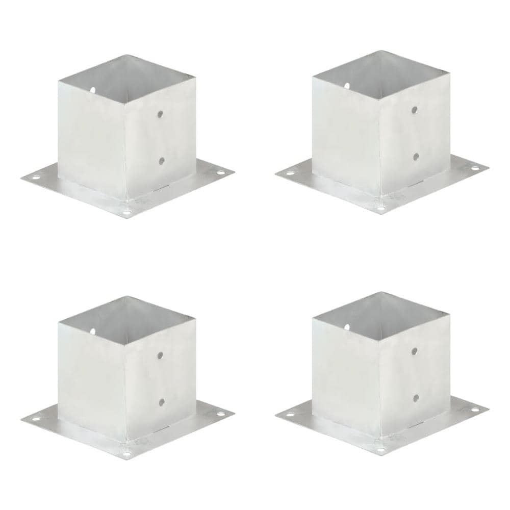 Ancoraggi Pali 4 Pz In Metallo Zincato 141 Mm - Foto 1