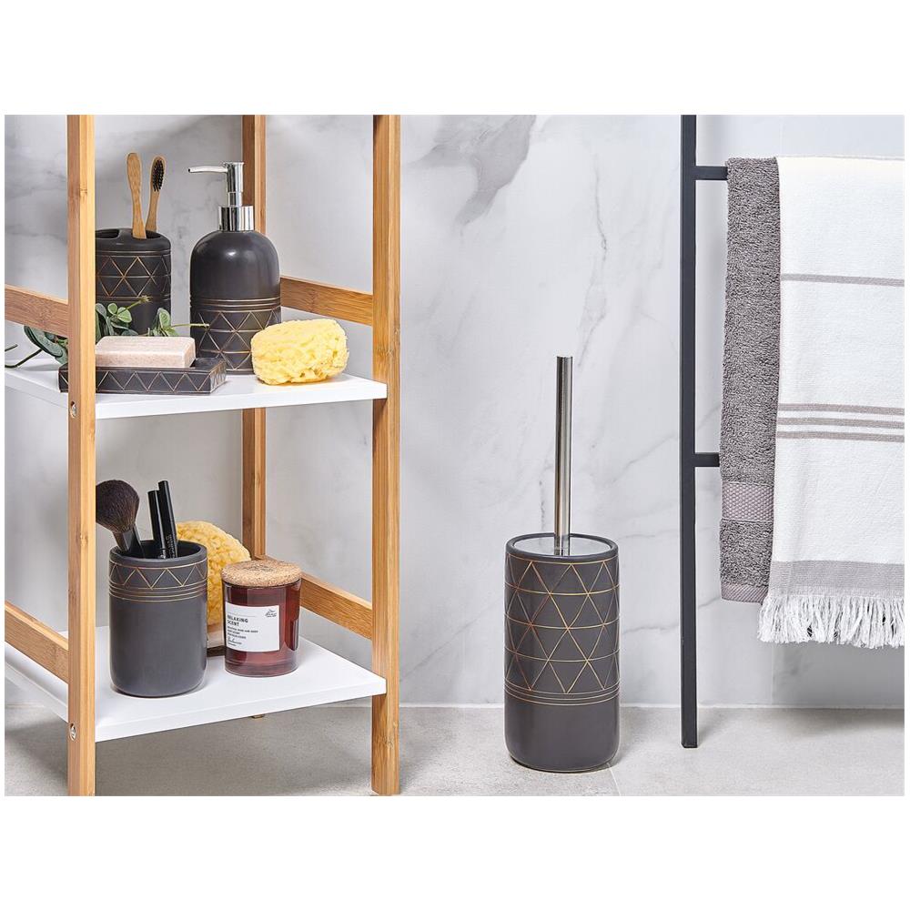 Set Di 5 Accessori Da Bagno Neri Lanco - Foto 2