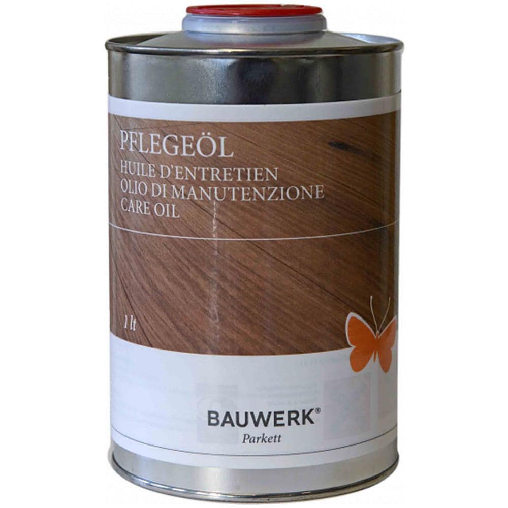 1LT o LT2,5 di Olio di manutenzione BAUWERK incolore, per la cura ordinaria del Parquet Oliato - 1lt - Foto 2