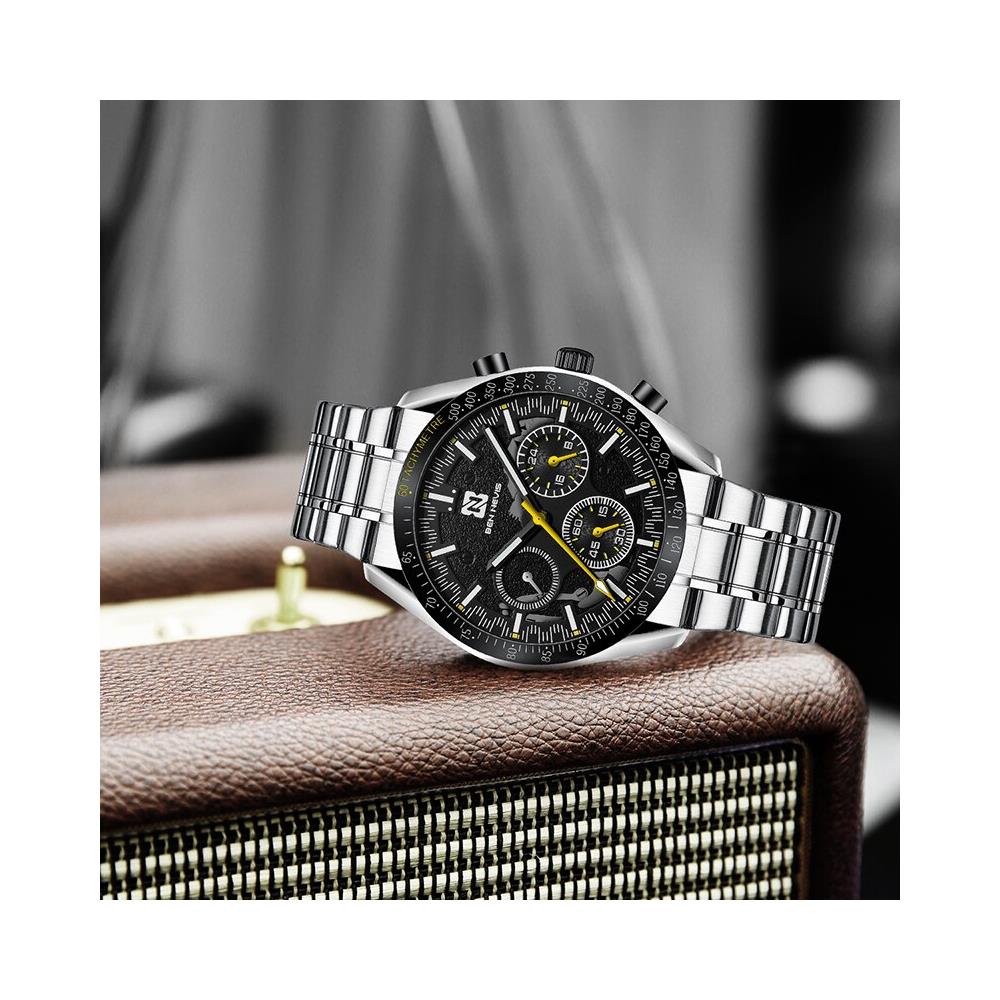 HTN - Luxury Top Brand Orologi Da Uomo Orologio Militare Al Quarzo Orologio  Sportivo Da Uomo In Acciaio Pieno Cronografo Da Polso Relogio Masculino |  orologi Al Quarzo (argento) - ePRICE