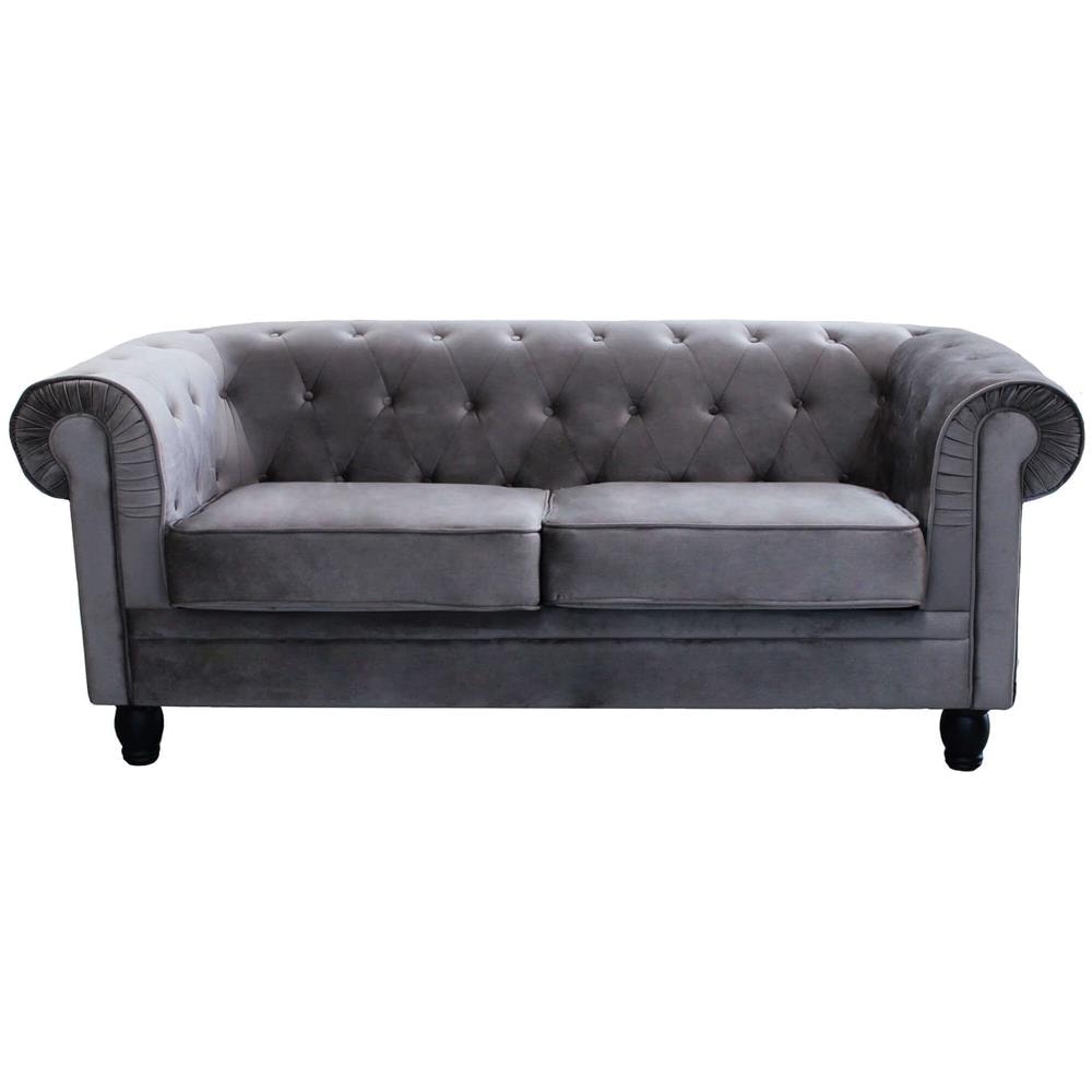 Chesterfield - Divano Vintage In Velluto - Foto 2