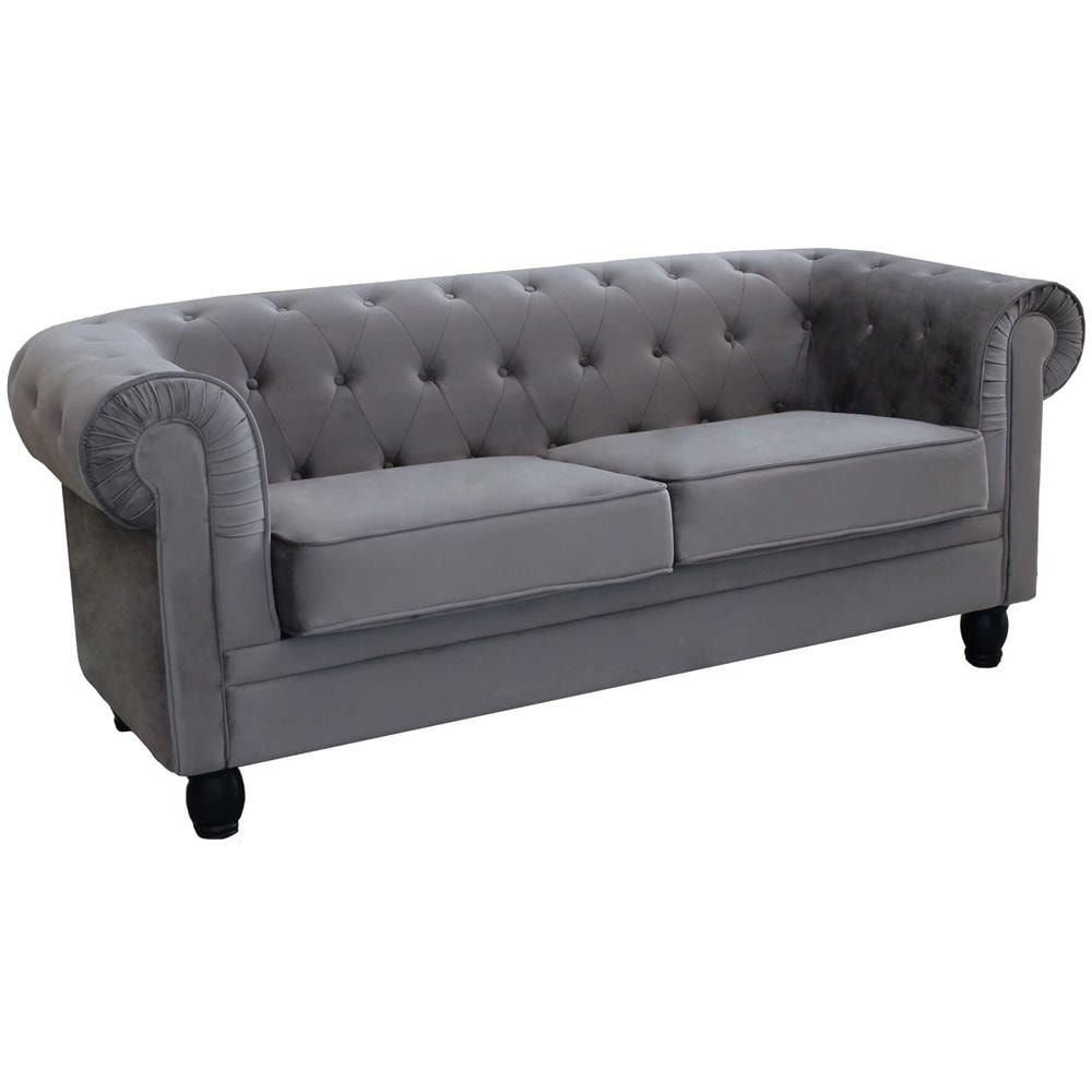 Chesterfield - Divano Vintage In Velluto - Foto 1
