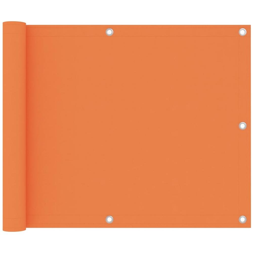 Paravento Balcone Arancione 75x500 cm in Tessuto Oxford - Foto 1