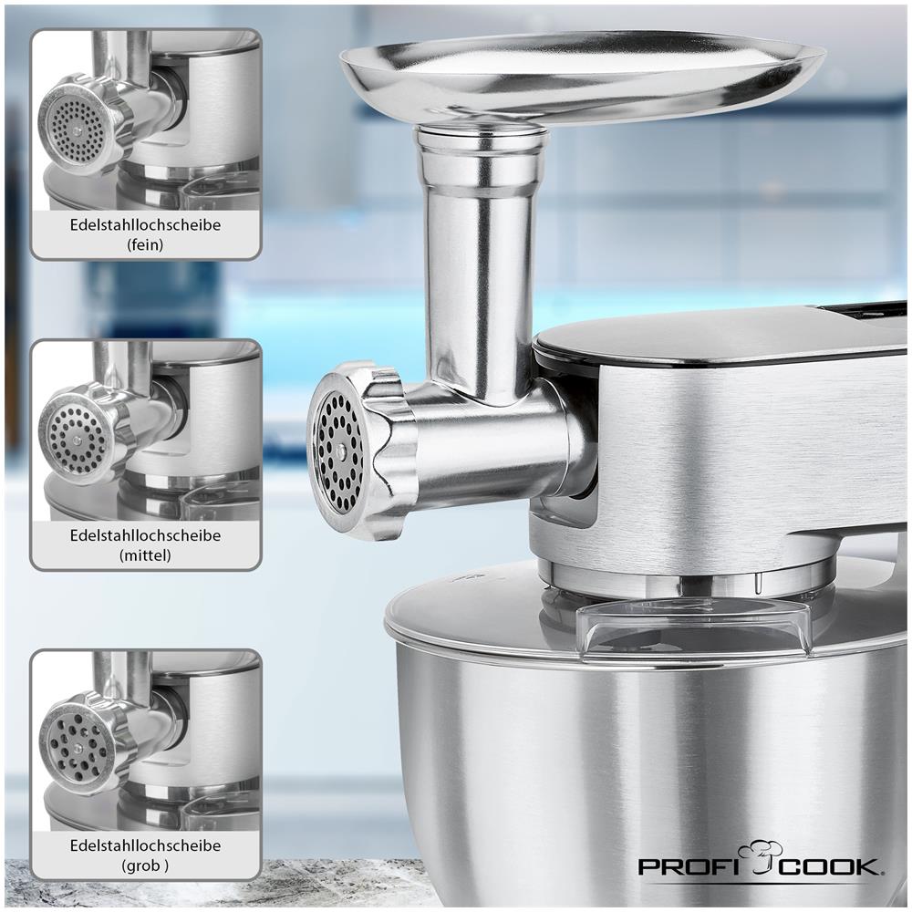 Robot da Cucina KM 1189  Capacità 6.7 L Potenza 1500 W Colore Argento  - Foto 2