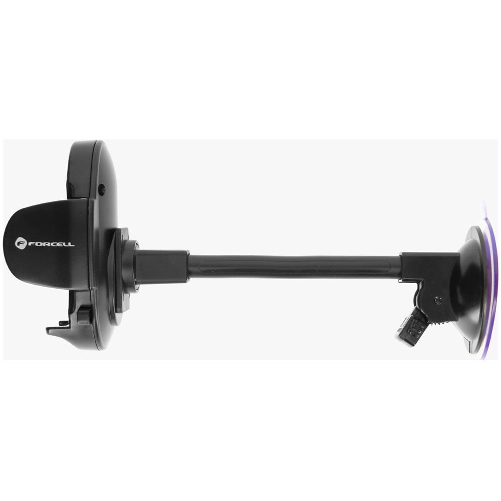 Supporto Auto Per Smartphone Fissaggio Griglia Ventilazione / Parabrezza, Nero - Foto 2