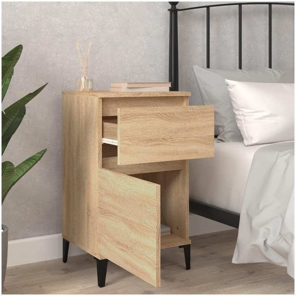 Comodini 2pz Rovere Sonoma 40x35x70 Cm - Foto 3