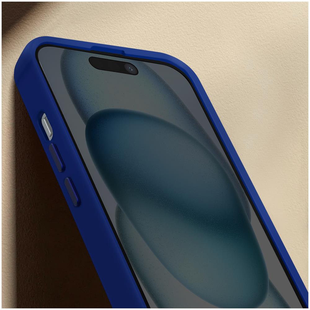 Cover Magsafe Per Iphone 15 Plus In Silicone Astro Dust Blu - Foto 5