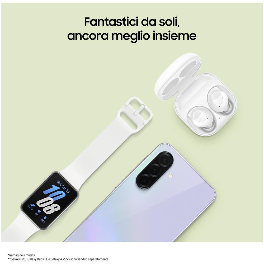 Galaxy A36 5G AI 128GB 6GB Ram Display 6.7” Super AMOLED Main Camera 50MP NanoSIM + eSIM USB Type-C Snapdragon 6 Gen 3 Android 15 5000 mAh Awesome White Italia - Foto 7