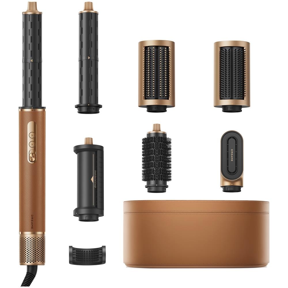 AirStyle Pro 7-in-1, Asciugatura Rapida, 2 Cilindri Arricciacapelli, Volume e Styling, Riduzione Crespo, Confezione in Pelle, Sistema Magnetico per Accessori - Foto 2