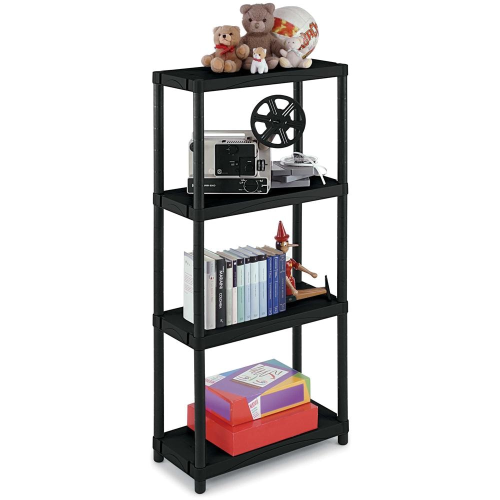 Scaffale 3060s / 4 nero L60 x P30 x H132 - Foto 2