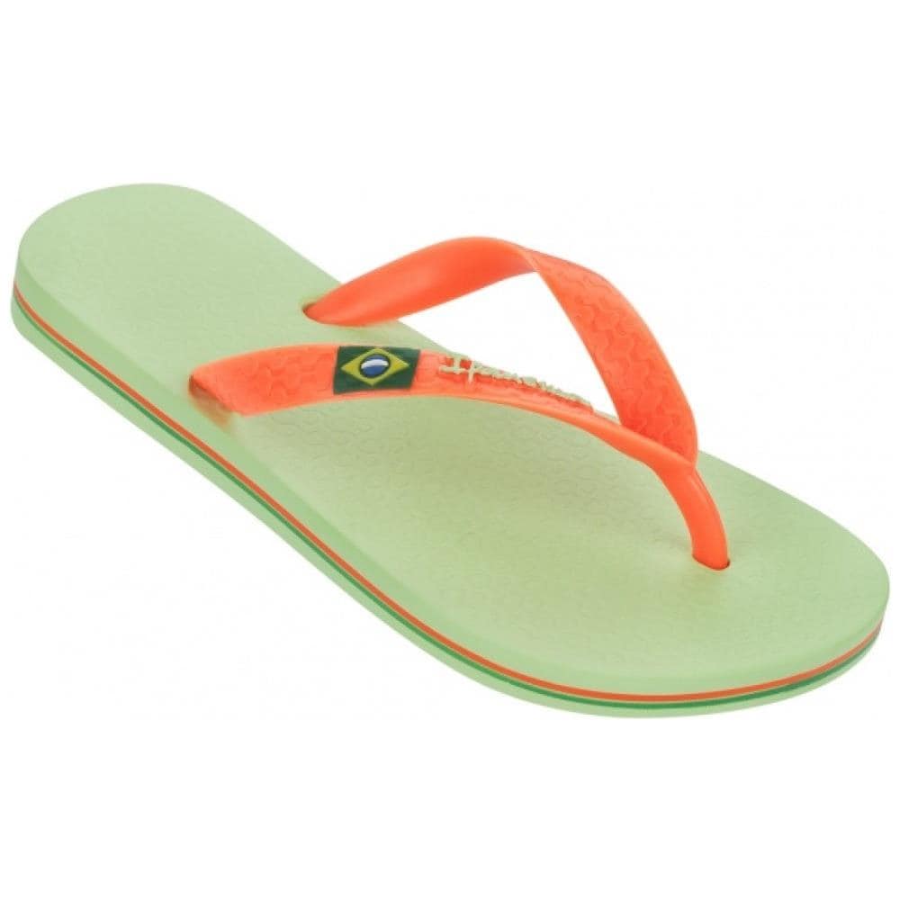 Infradito Classic Brasil Ii Kids Bambino 27/28 Verde Arancio - Foto 1