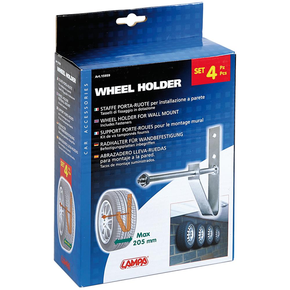 Set 4 Porta Pneumatici A Parete - Foto 7