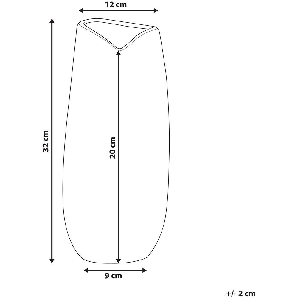 Vaso Da Fiori Color Argento Derbe - Foto 2