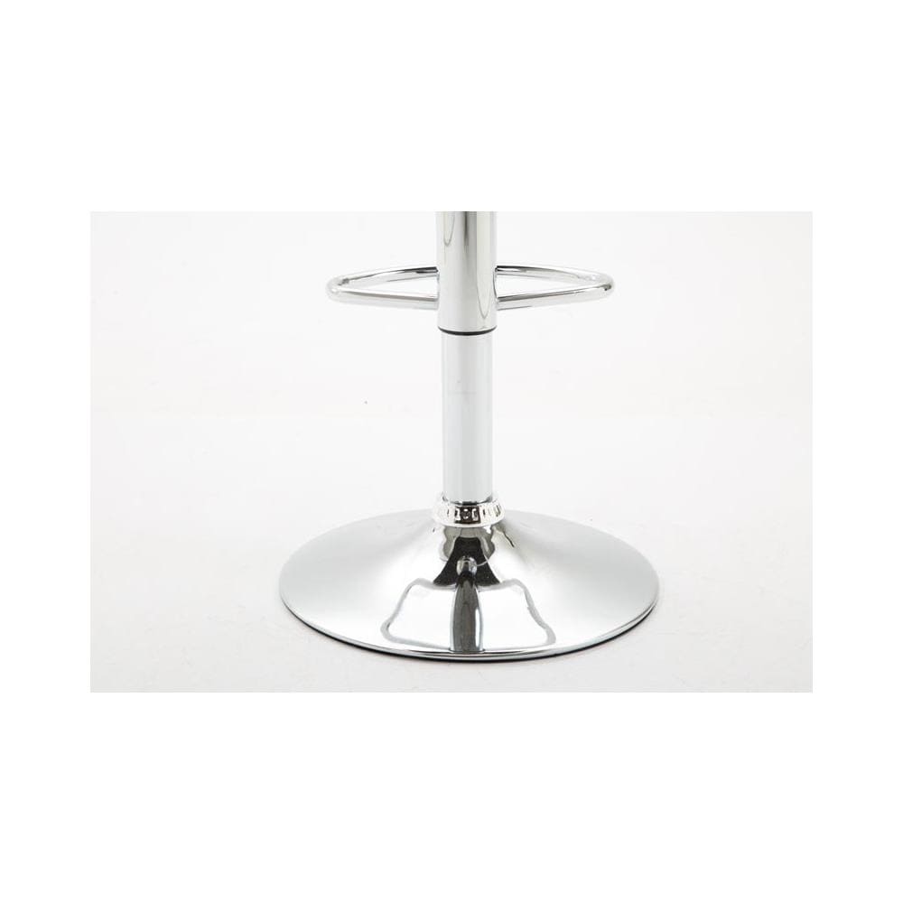 Set 2 Sgabelli Bar DYN V2 in Tessuto - Coppia di Sedie da Cucina Bancone con Poggiapiedi - 2 Sgabelli Regolabili 55-76cm e Girevoli Marrone - Foto 1