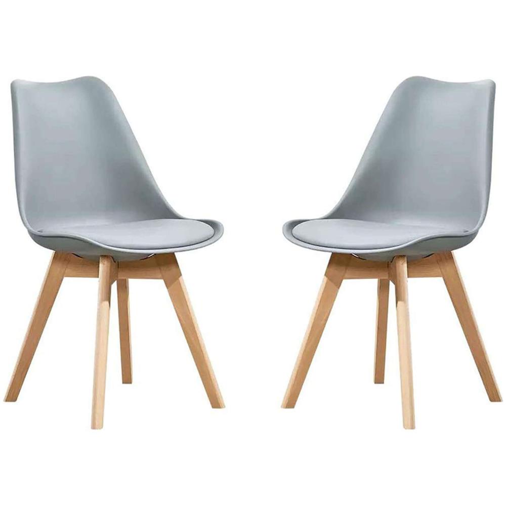 Margot - Sedia Nordica Imbottita Set Da 2 - Foto 1