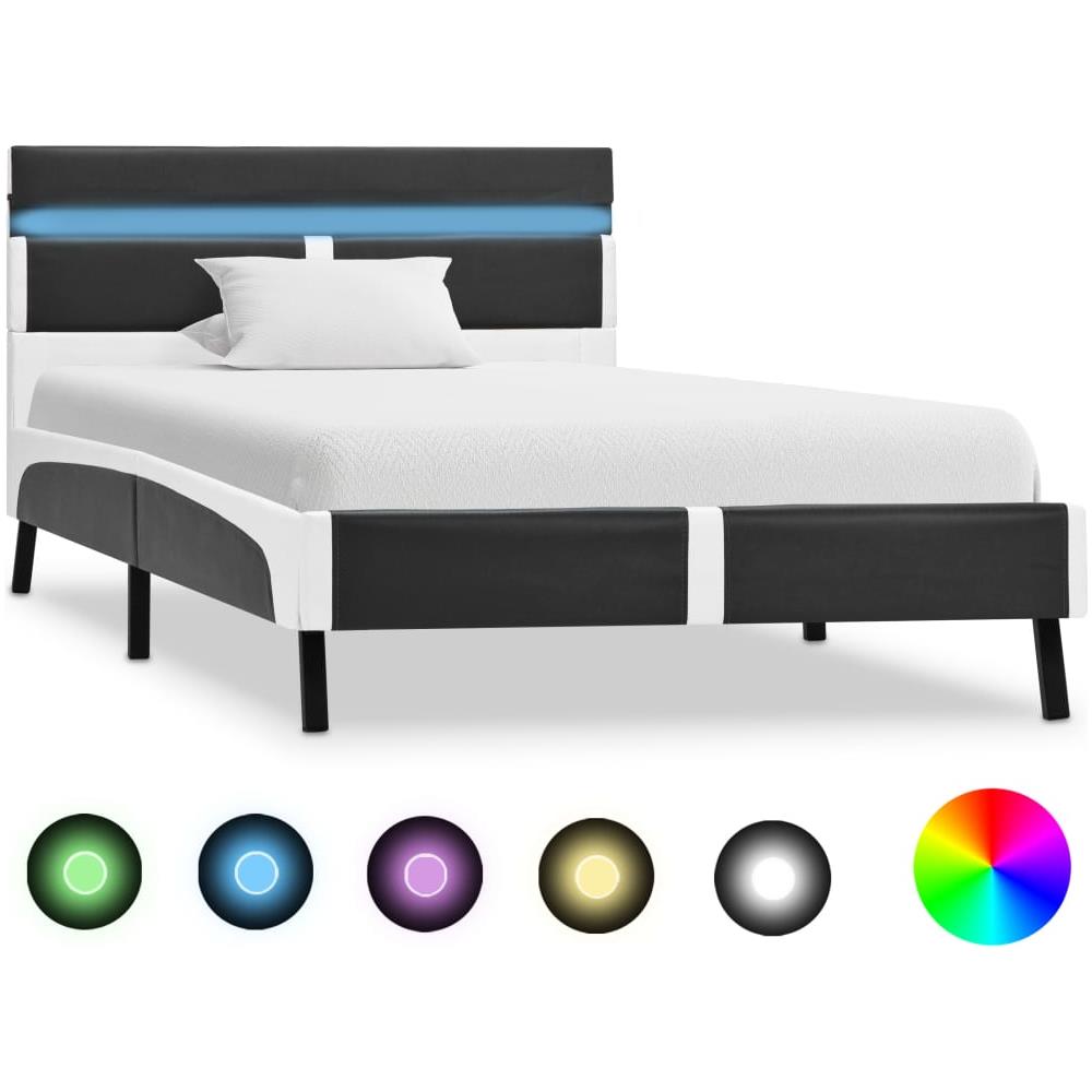 Giroletto con LED Grigio in Similpelle 90x200 cm - Foto 1