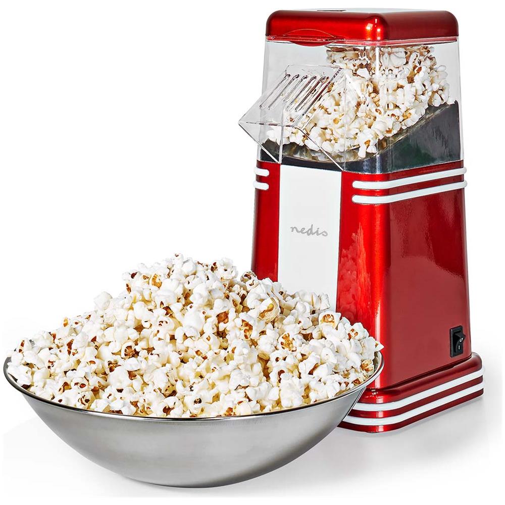 Macchina Popcorn con Aria Calda 1200W Bianco /Rosso - Foto 2