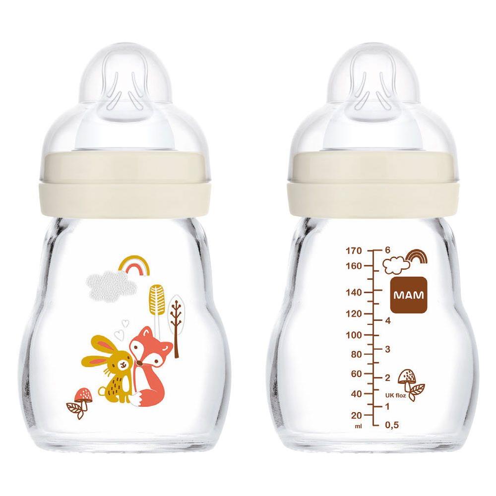 Mam Bottiglia In Vetro 170 Ml 06 Mesi Tipo Flusso 1 Colore: Bianco - Foto 5