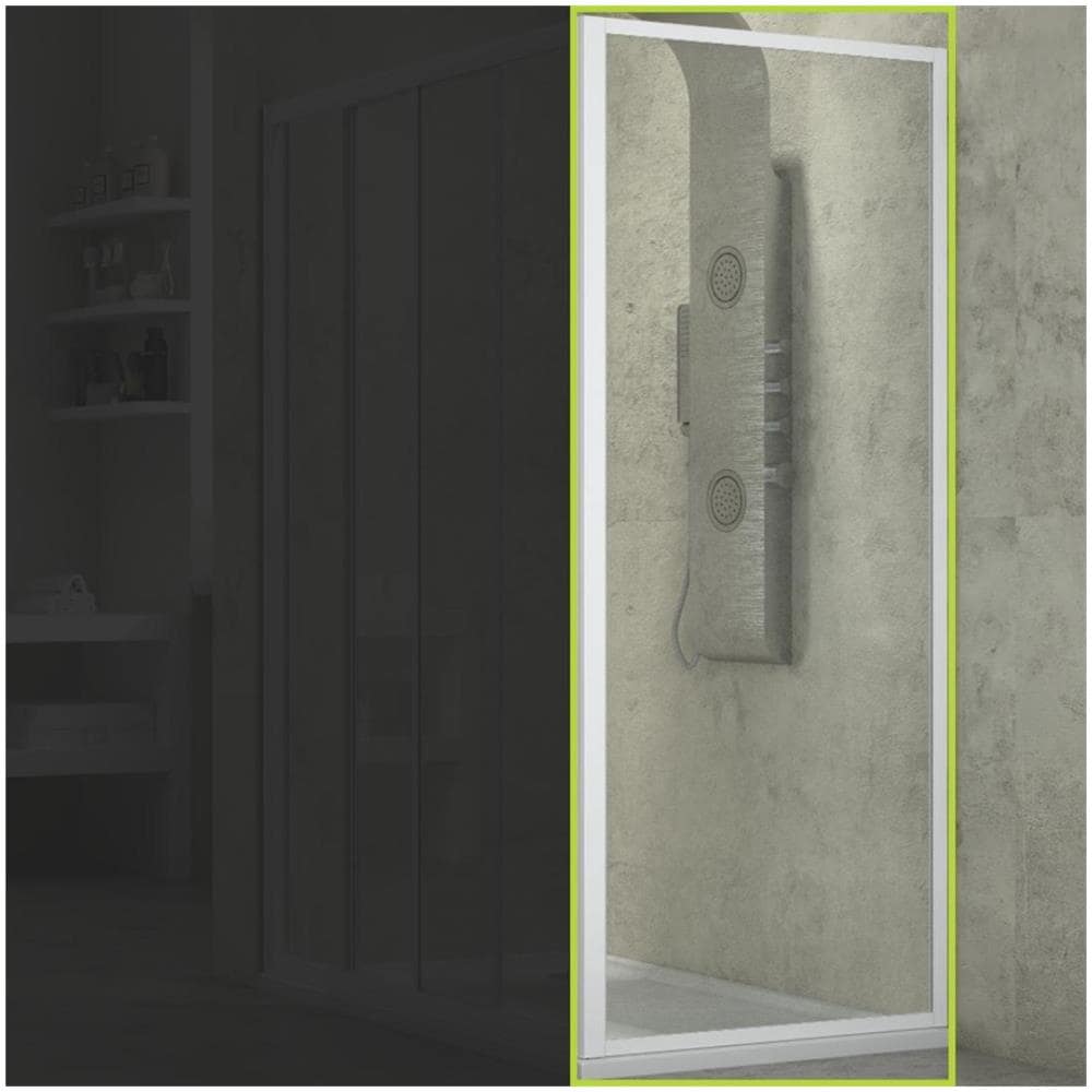 Lato Fisso Box Doccia Slide Adatto Per Porta Scorrevole Slide Cristallo Temprato *** Misure : 68-70,5xh185 Cm Serigrafato - Foto 2