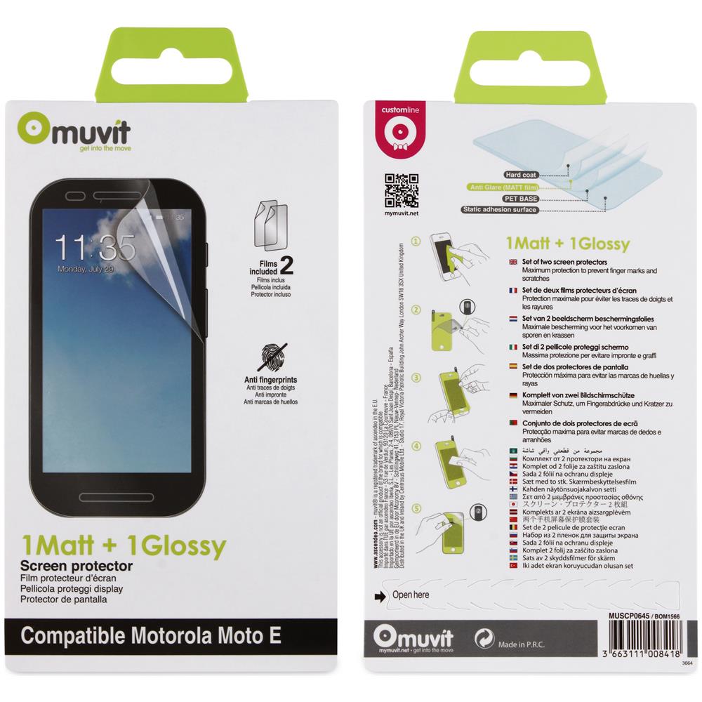 MUSCP0645, Moto E, Telefono cellulare / smartphone, Motorola, Trasparente, Lucido / Opaco - Foto 1