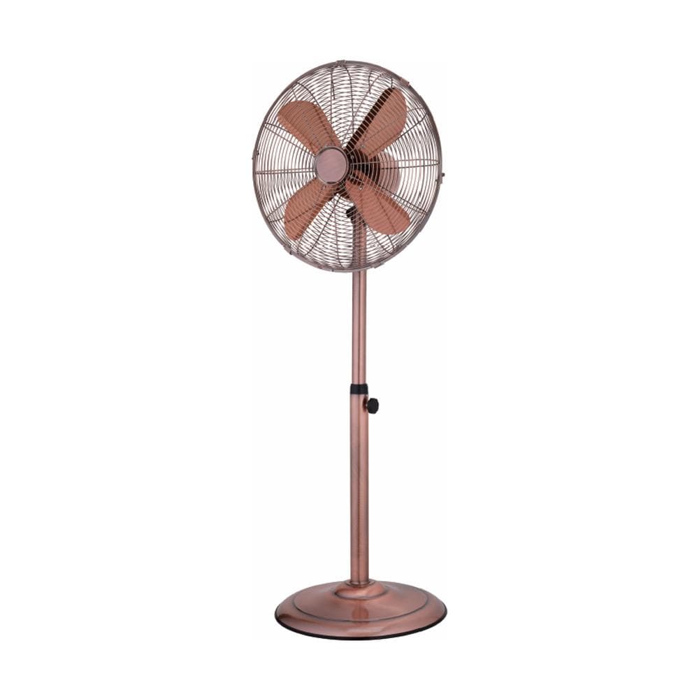Ventilatore a Piedistallo Retrò VE-5971 50 W da 40 cm Colore Rame - Foto 2