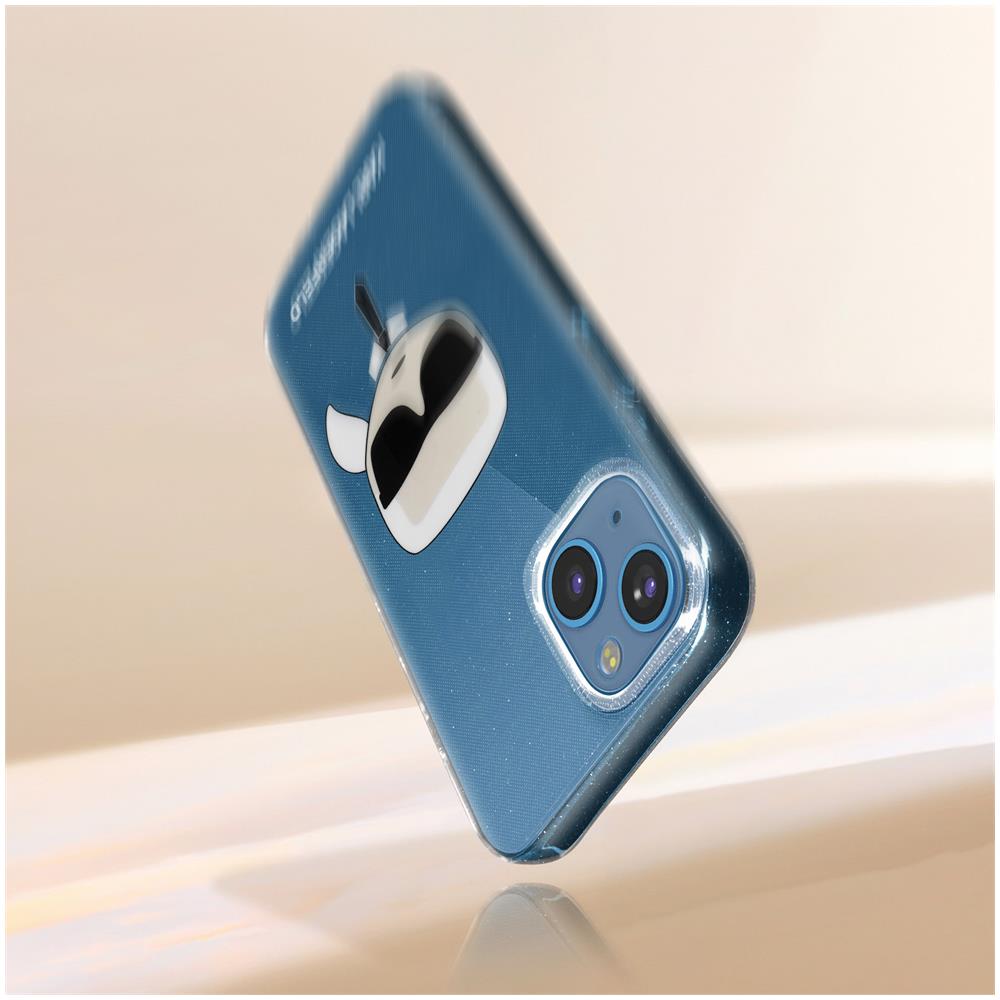 Cover Glitterata Per Iphone 13 Mini Con Icona Karl Trasparente - Foto 2