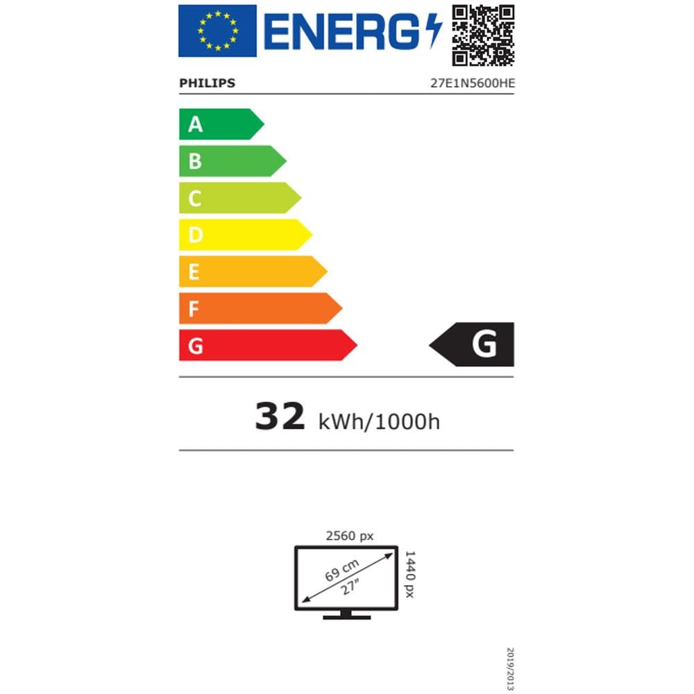 Monitor 27" LED IPS 27E1N5600HE / 00 2560x1440 QHD Tempo di Risposta 4 ms - Foto 6