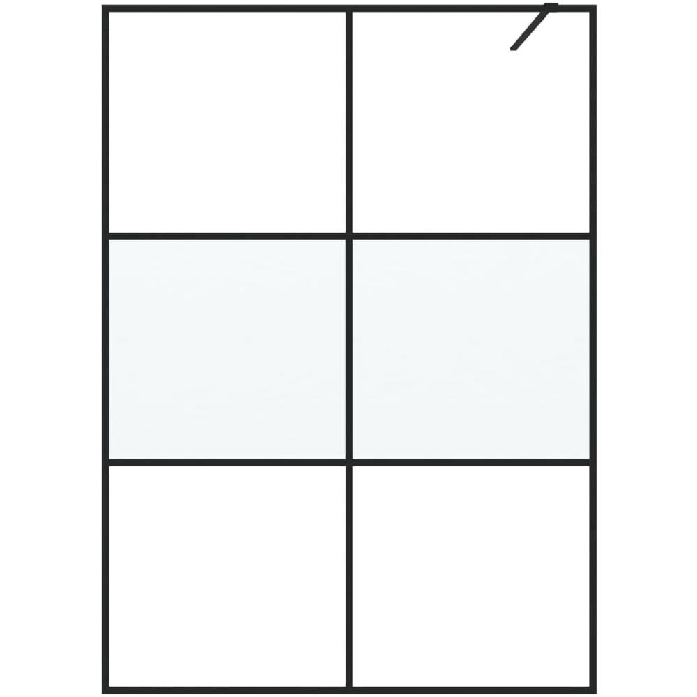 Parete Doccia Walk In 140x195 Cm Vetro Semi Smerigliato Esg - Foto 3