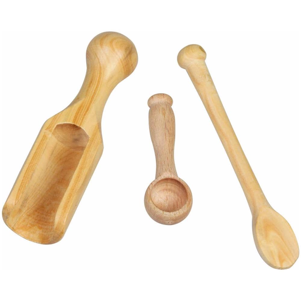3 Cucchiai Di Legno Per I Cosmetici - Foto 1