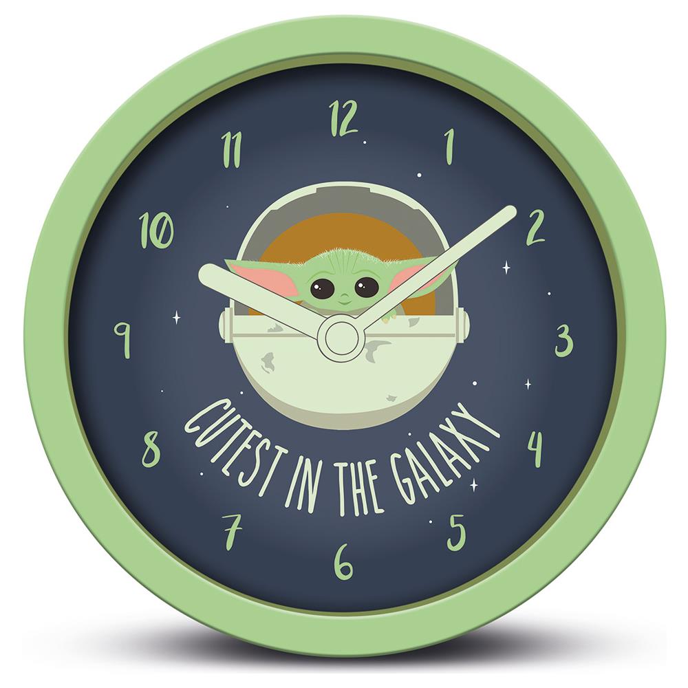 Star Wars: The Mandalorian - Orologio Da Tavolo "" Cutest In The Galaxy - Foto 1