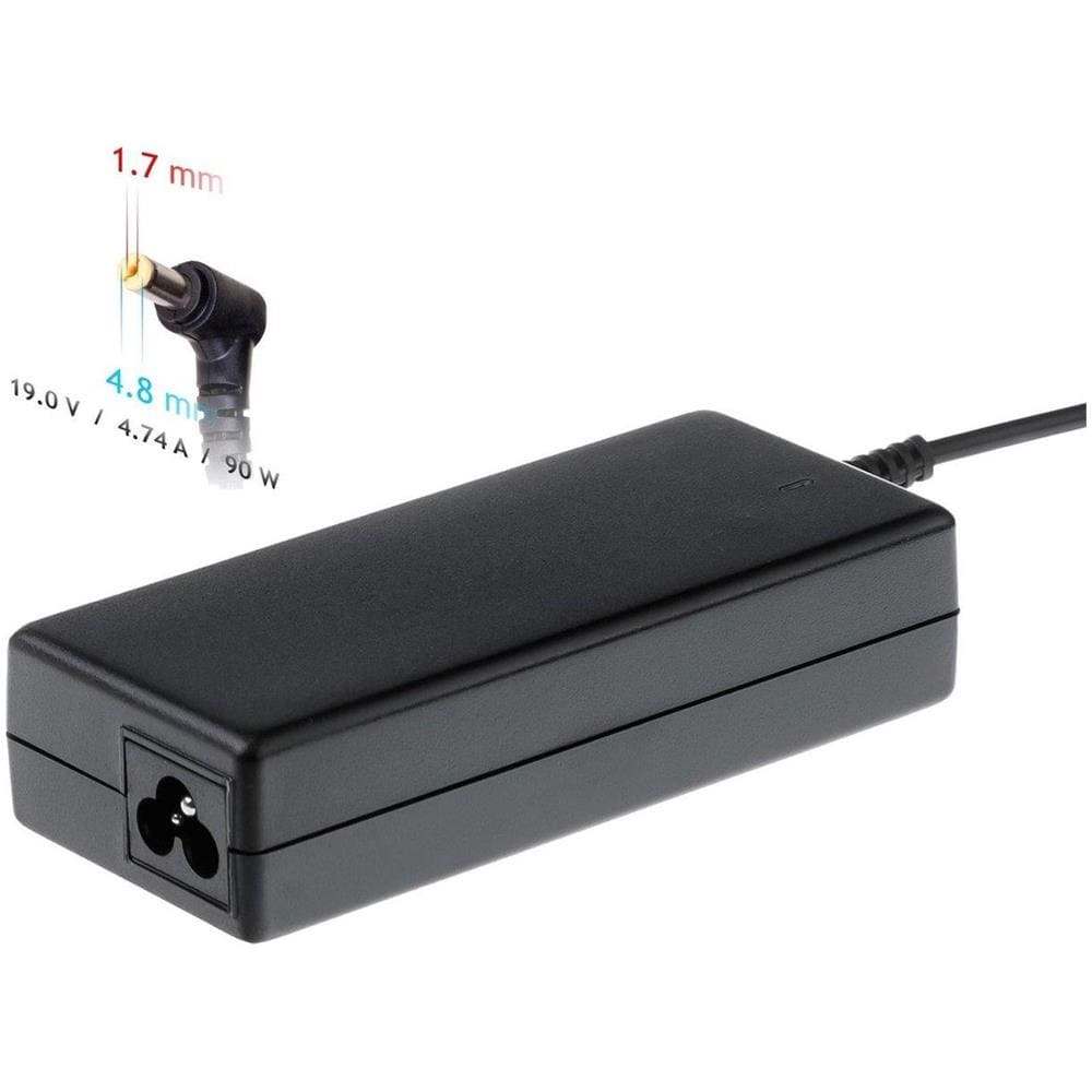 Alimentatore Per Notebook Akyga Ak-nd-08 19v / 4.74a 90w 4.8x1.7 Mm Alimentatore /inverter Hp Interno Nero - Foto 1