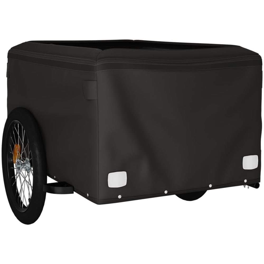 Rimorchio Da Bici Da Carico Nero E Rosso 45 Kg In Ferro - Foto 10