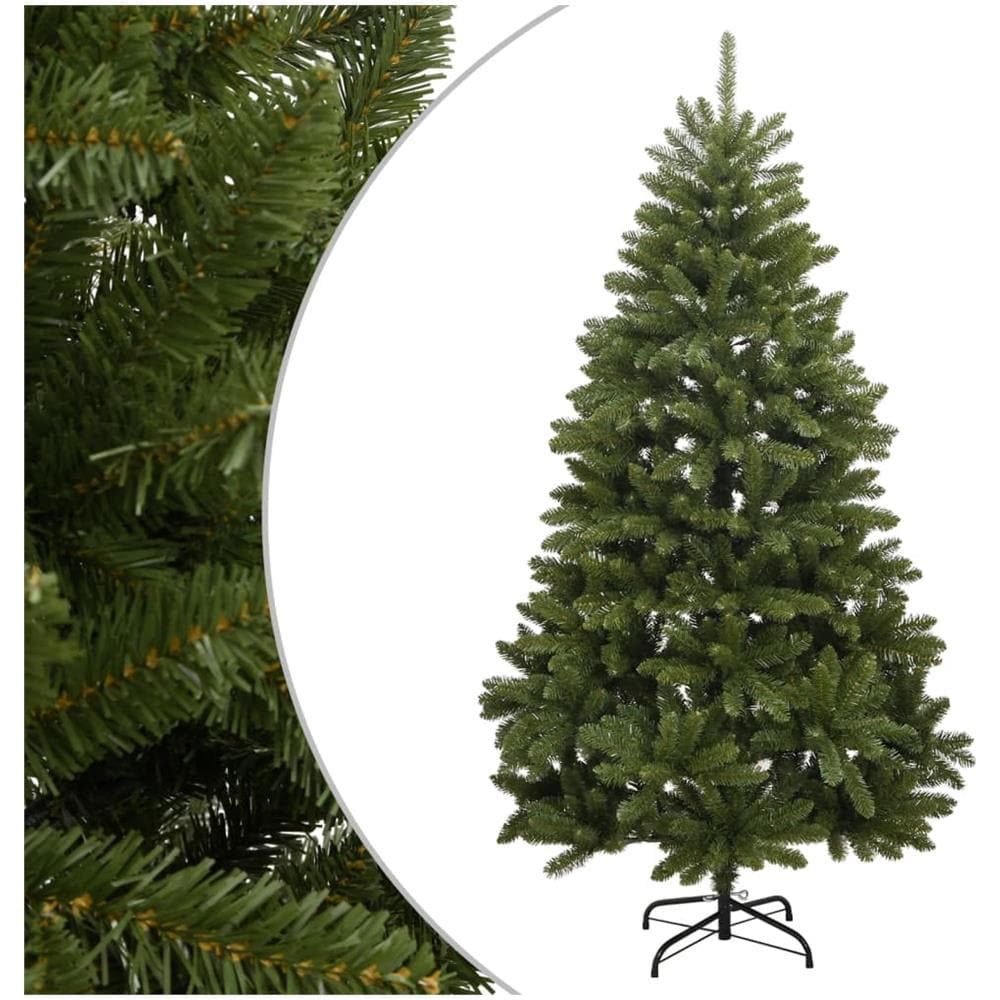 Albero Di Natale Artificiale Incernierato Con Base Verde 240 Cm - Foto 1