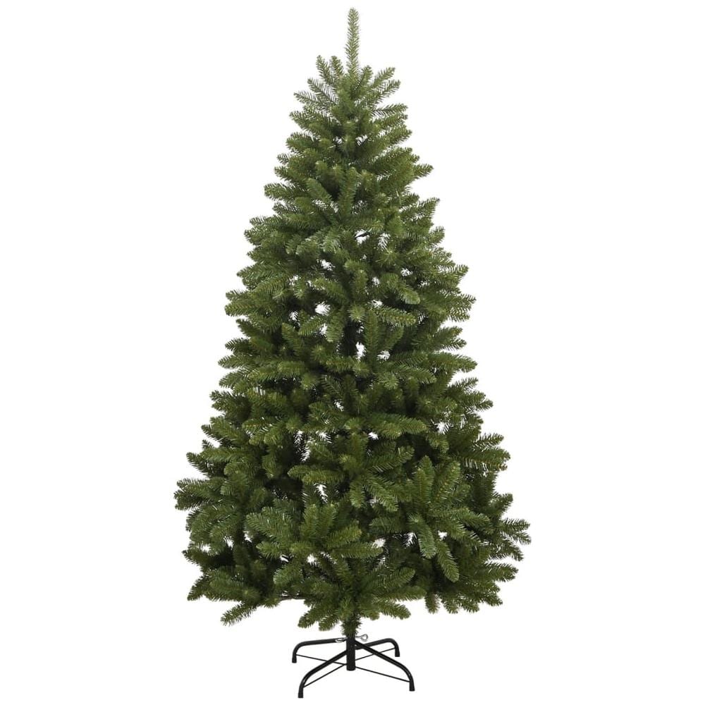 Albero Di Natale Artificiale Incernierato Con Base Verde 240 Cm - Foto 2