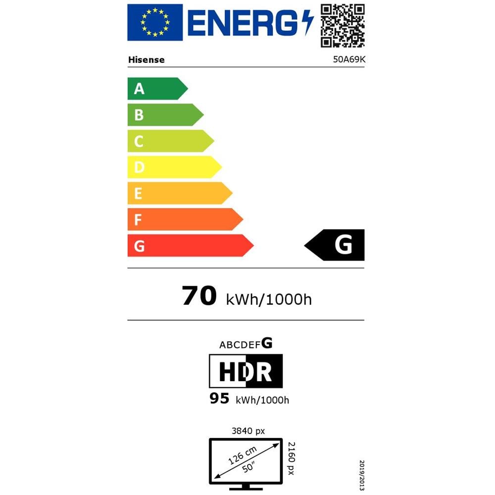 TV LED Ultra HD 4K 50" 50A69K Smart TV Vidaa U - Foto 2